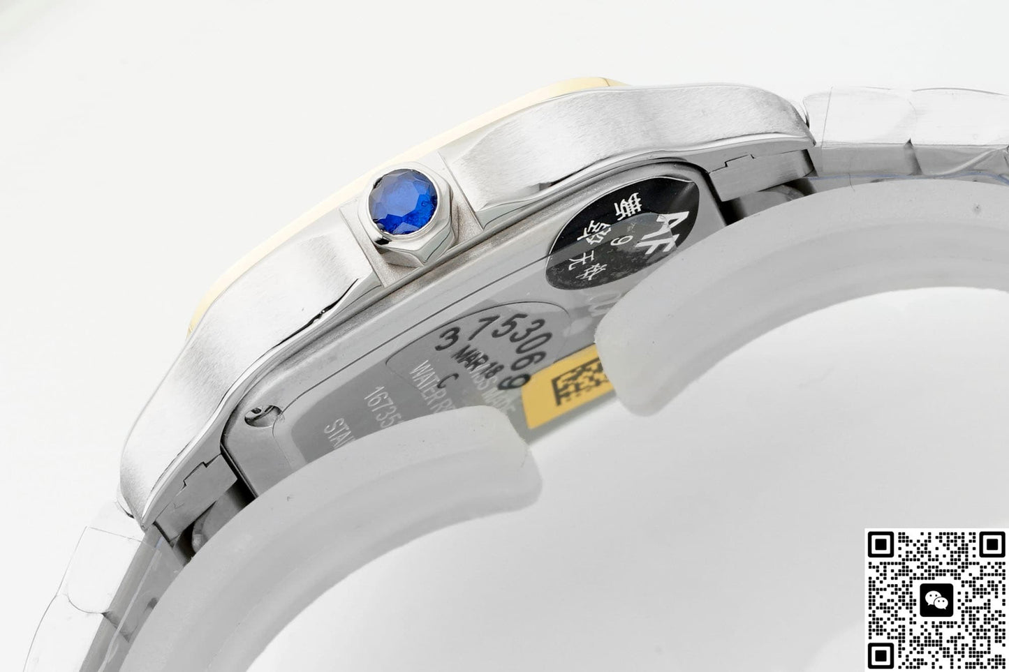 Cartier Santos W2SA0033 AF Factory Sapphire Crystal