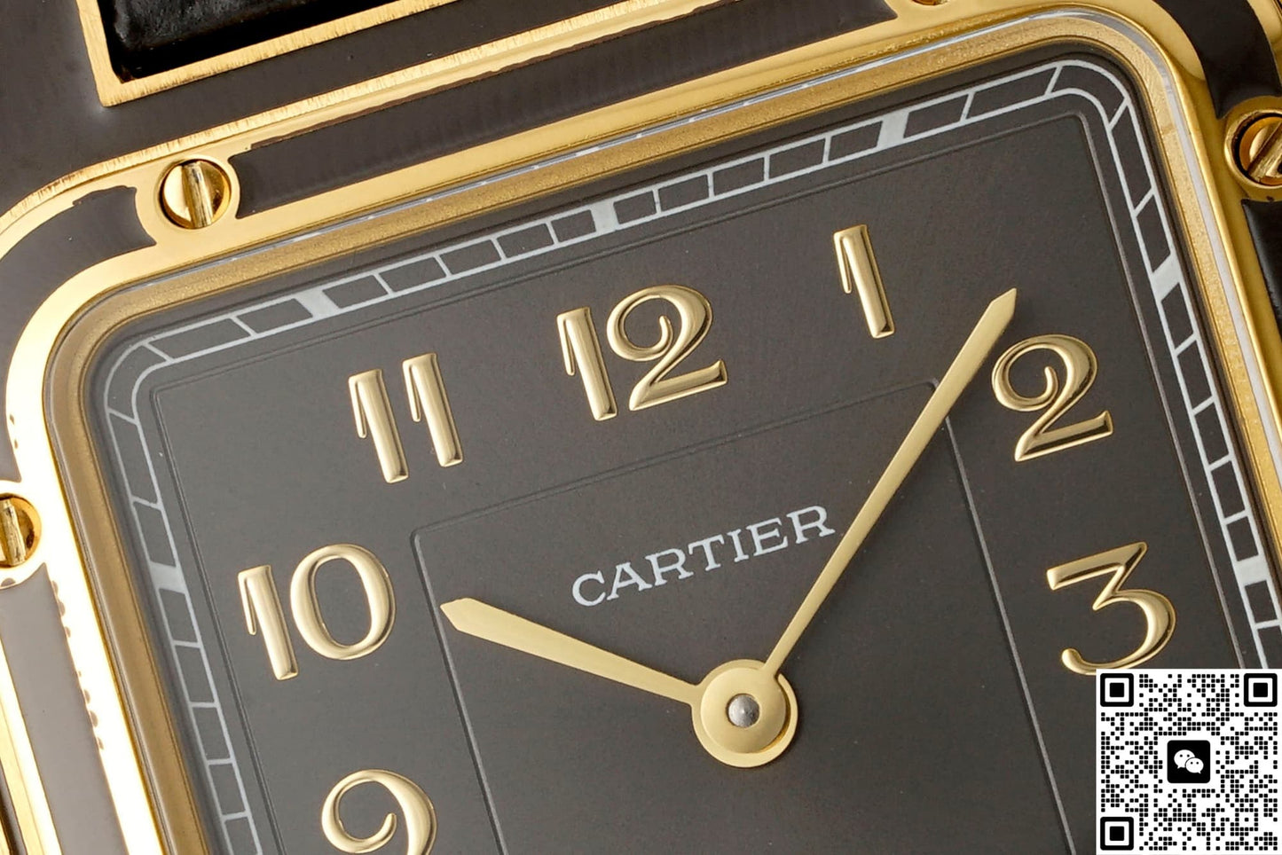 Cartier Santos WGSA0097 AF Factory Alligator Leather Strap