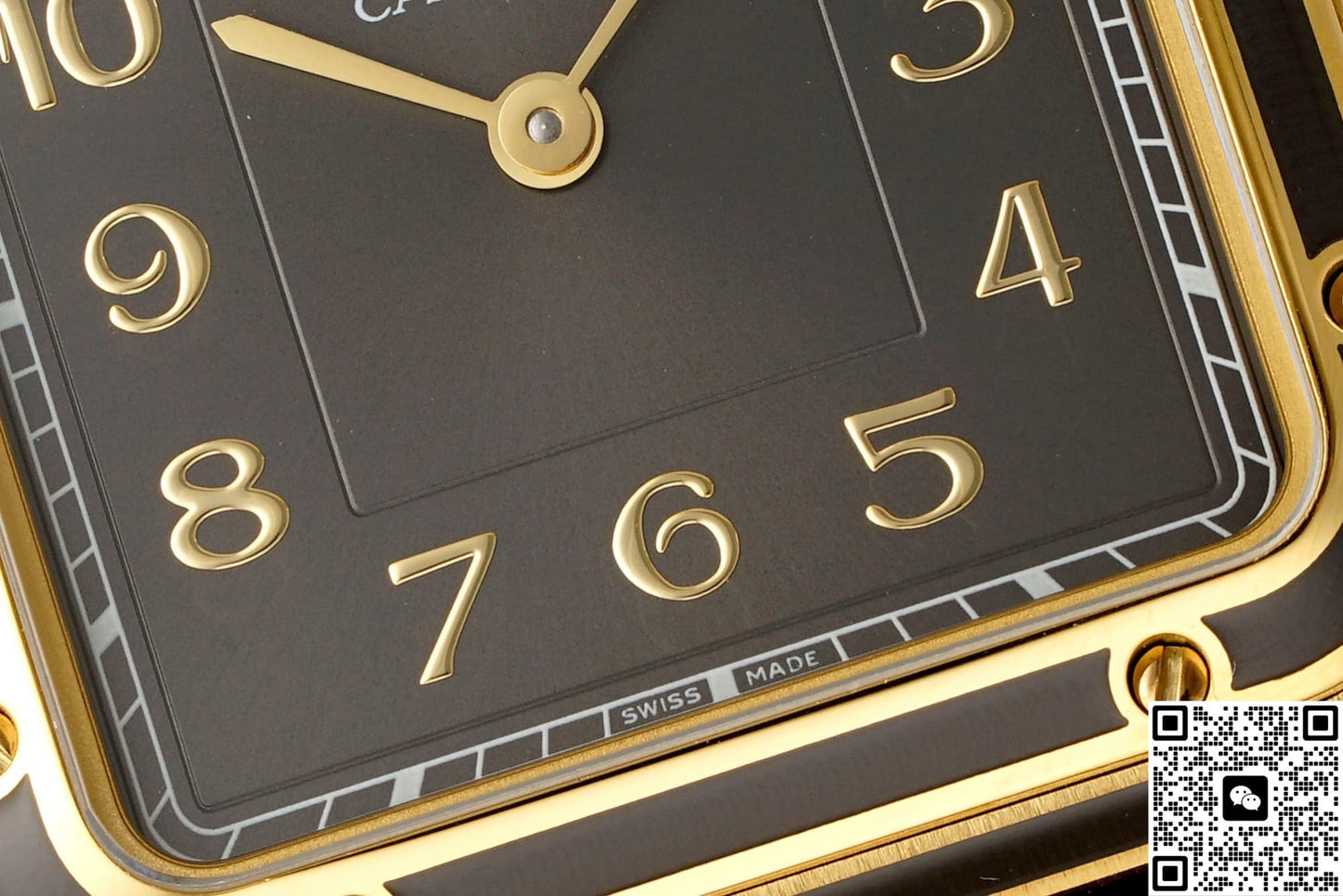 Cartier Santos WGSA0097 AF Factory Alligator Leather Strap