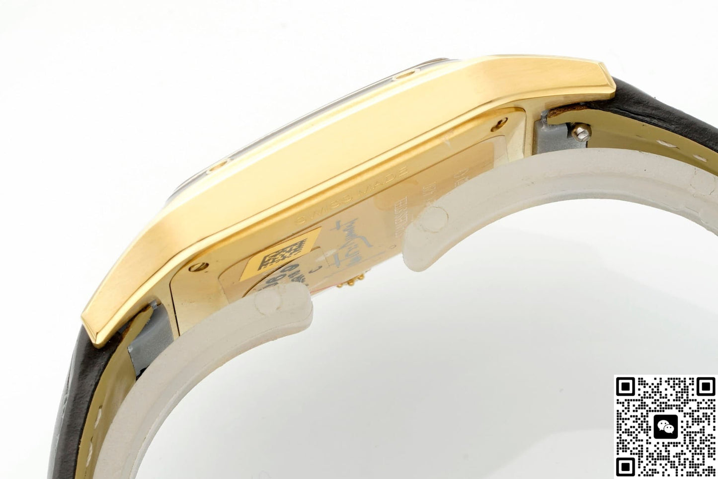 Cartier Santos WGSA0097 AF Factory Alligator Leather Strap