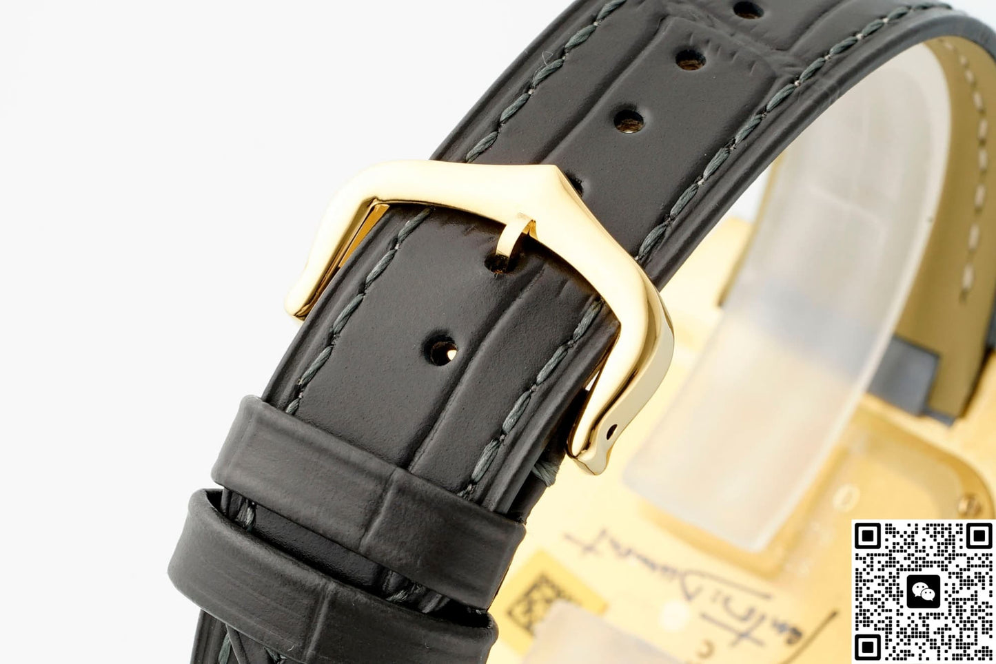 Cartier Santos WGSA0097 AF Factory Alligator Leather Strap