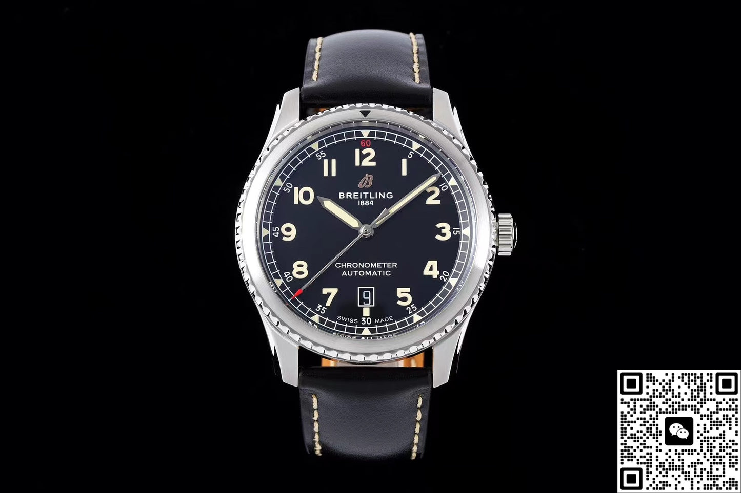 Breitling Classic AVI A17315101B1X1 BLS Factory Calfskin Strap