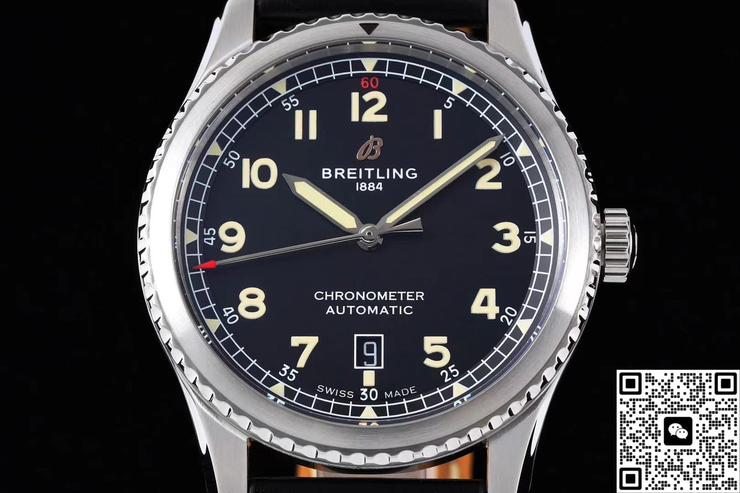 Breitling Classic AVI A17315101B1X1 BLS Factory Calfskin Strap