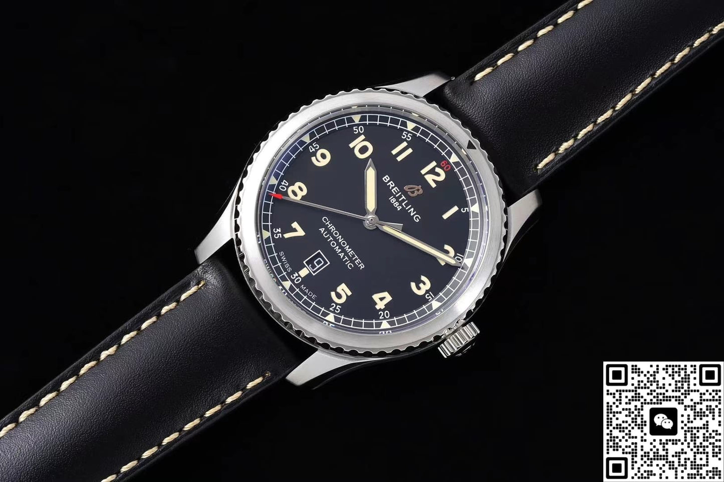 Breitling Classic AVI A17315101B1X1 BLS Factory Calfskin Strap