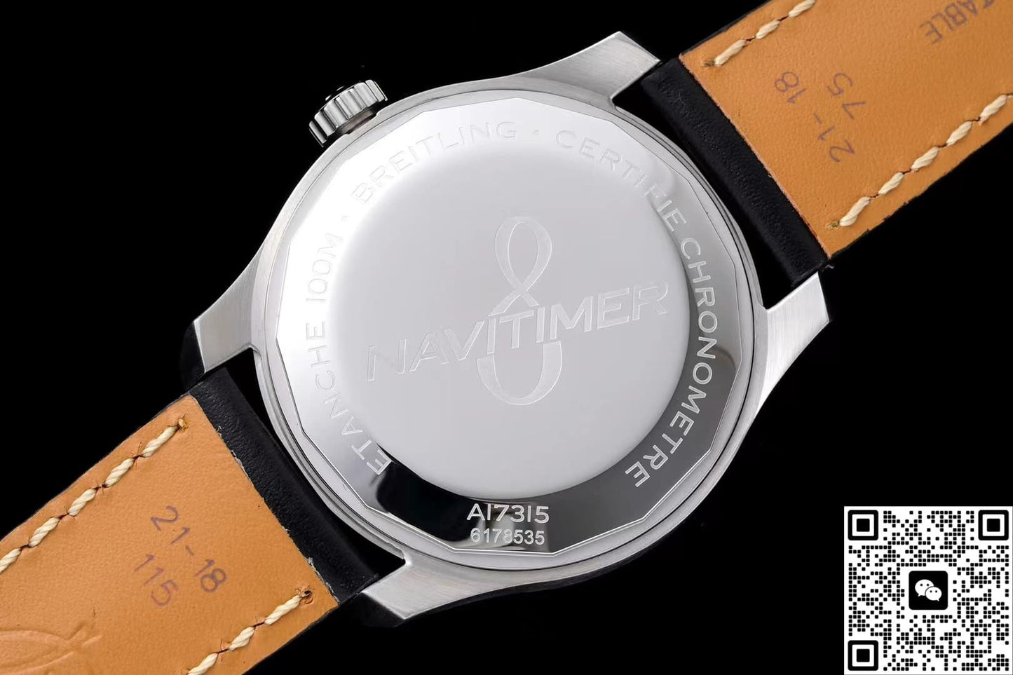 Breitling Classic AVI A17315101B1X1 BLS Factory Calfskin Strap