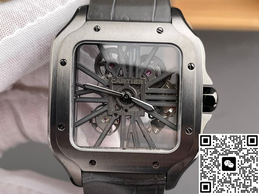 Cartier Santos WHSA0009 RF Factory Alligator Leather Strap