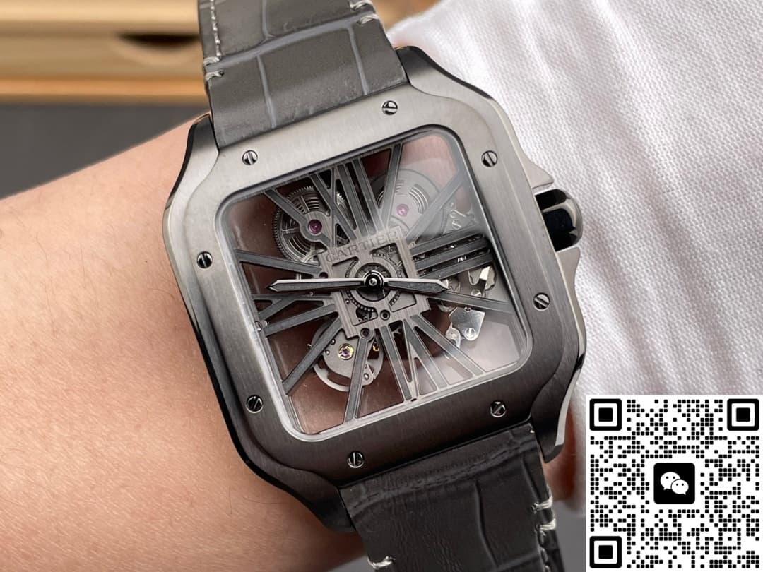 Cartier Santos WHSA0009 RF Factory Alligator Leather Strap