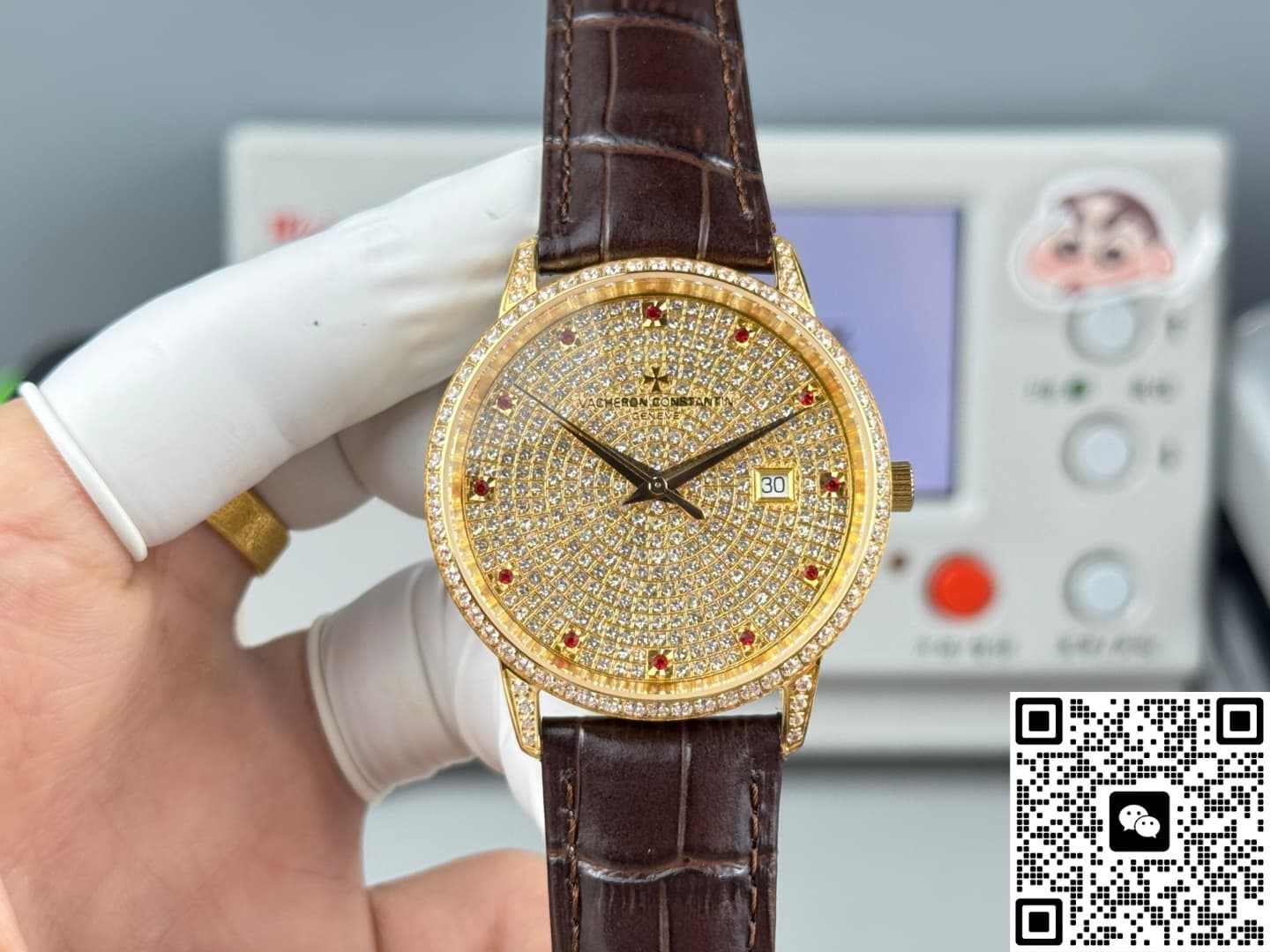 Vacheron Constantin Patrimony 84100U-00R-B180 MKS Factory Date Display