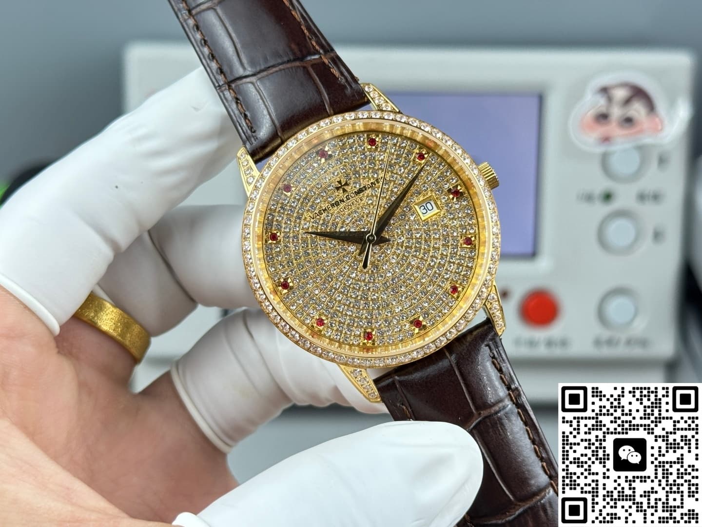 Vacheron Constantin Patrimony 84100U-00R-B180 MKS Factory Date Display
