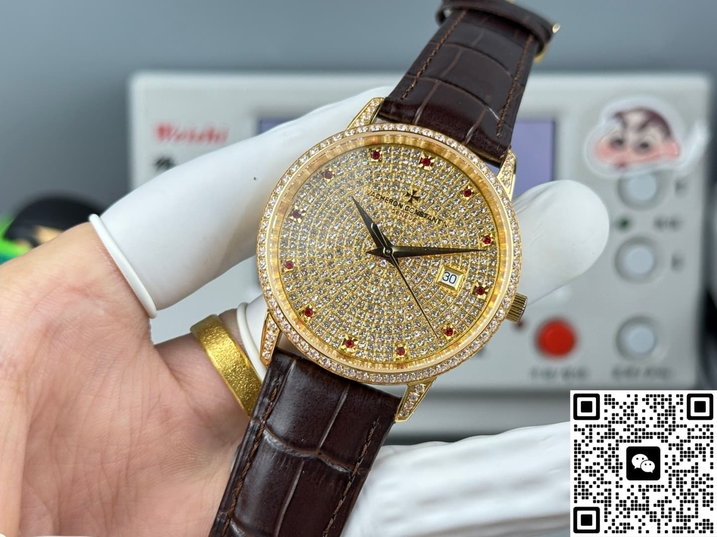 Vacheron Constantin Patrimony 84100U-00R-B180 MKS Factory Date Display