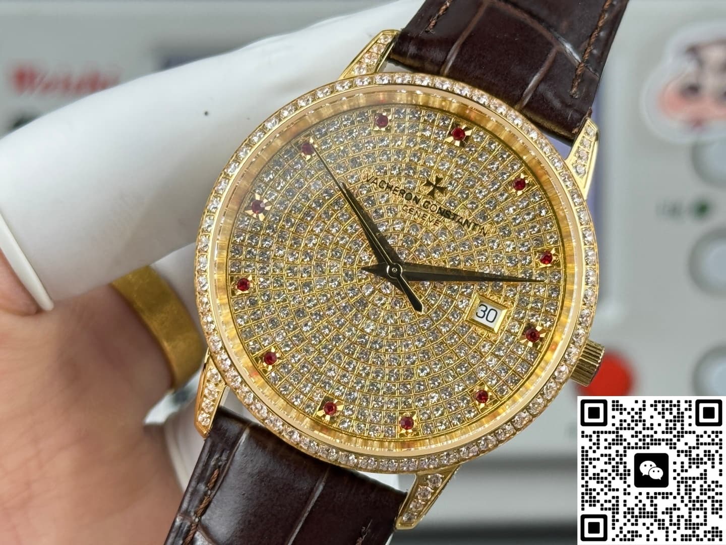 Vacheron Constantin Patrimony 84100U-00R-B180 MKS Factory Date Display