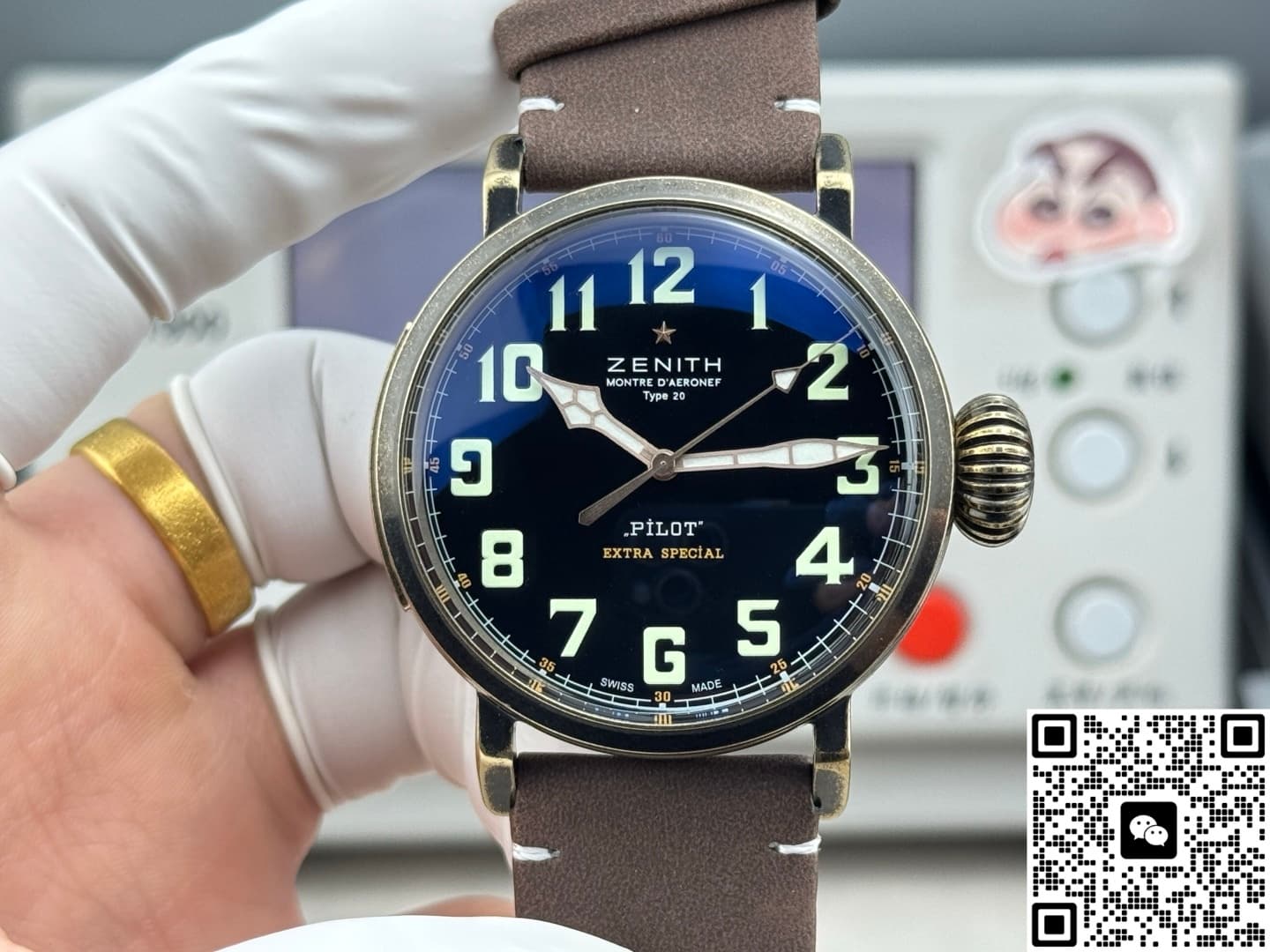 Zenith Pilot 29.2430.679-21.C753 V+ Factory Bronze Case