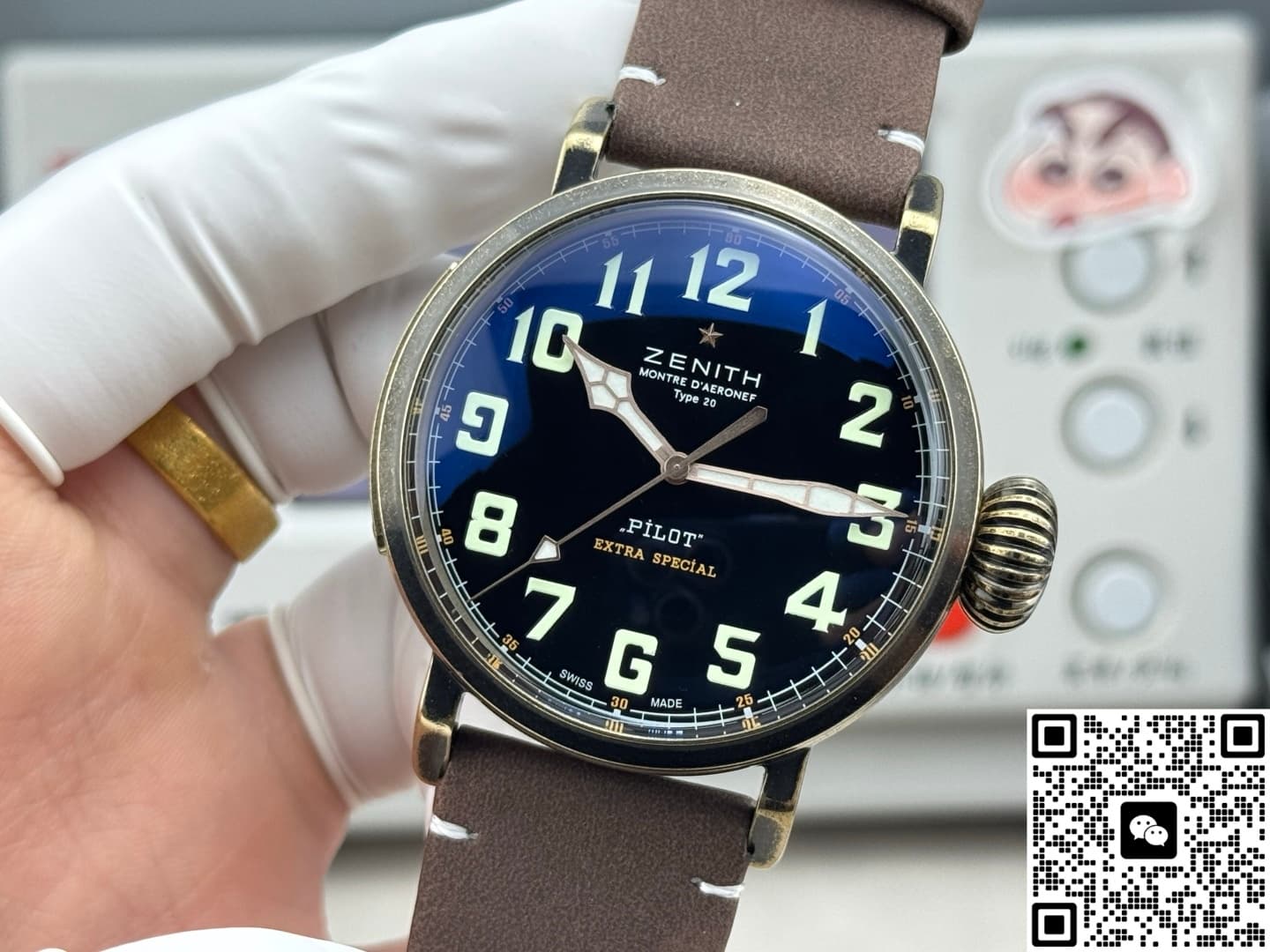 Zenith Pilot 29.2430.679-21.C753 V+ Factory Bronze Case