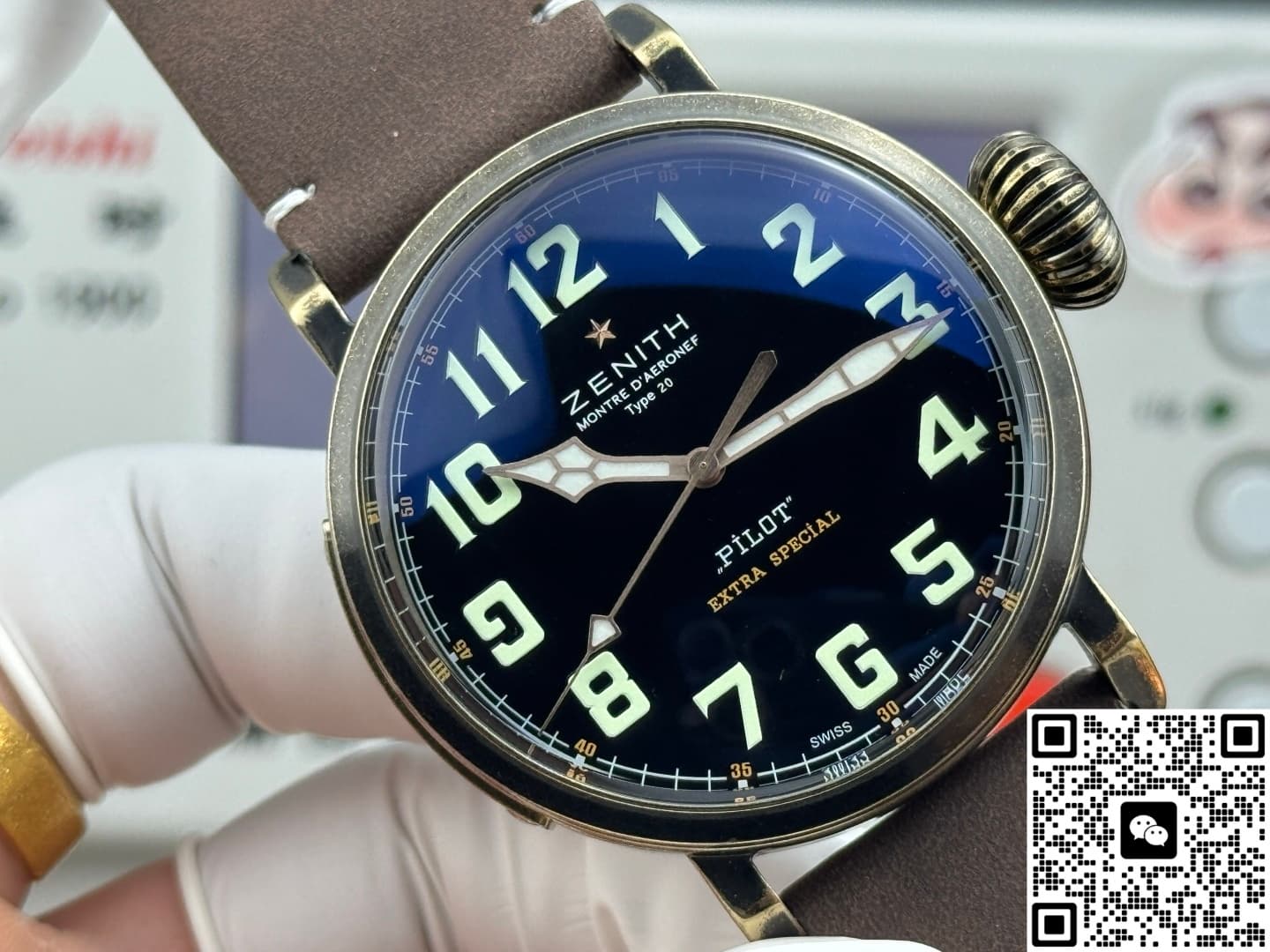 Zenith Pilot 29.2430.679-21.C753 V+ Factory Bronze Case