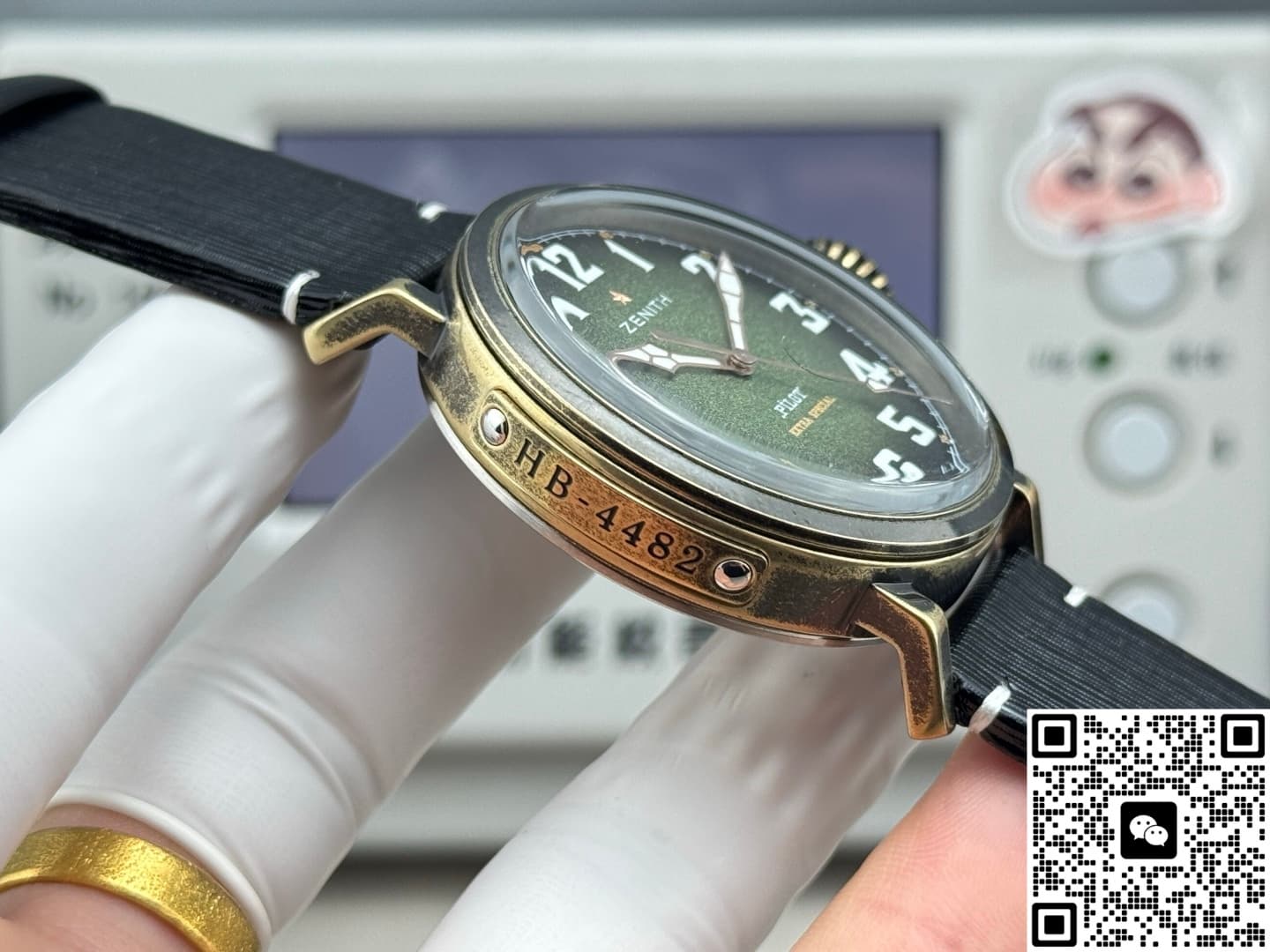 Zenith Pilot 29.2430.679-63.I001 V+ Factory Calfskin Strap