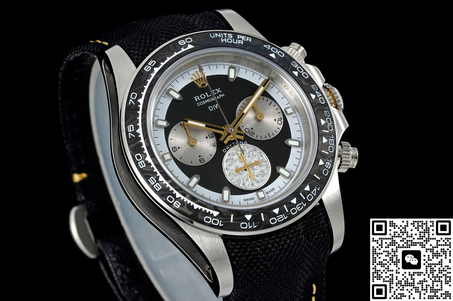 Rolex Daytona DIW Factory Black Carbon Fiber Bezel