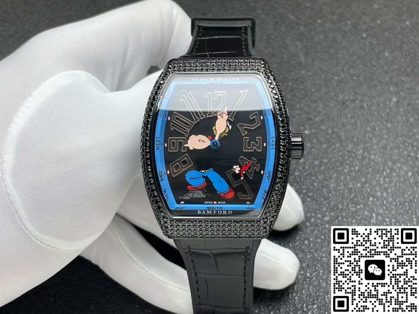 Franck Muller Vanguard Crazy Hours Jisbar V43 CH JSR ABF Factory Sapphire Crystal