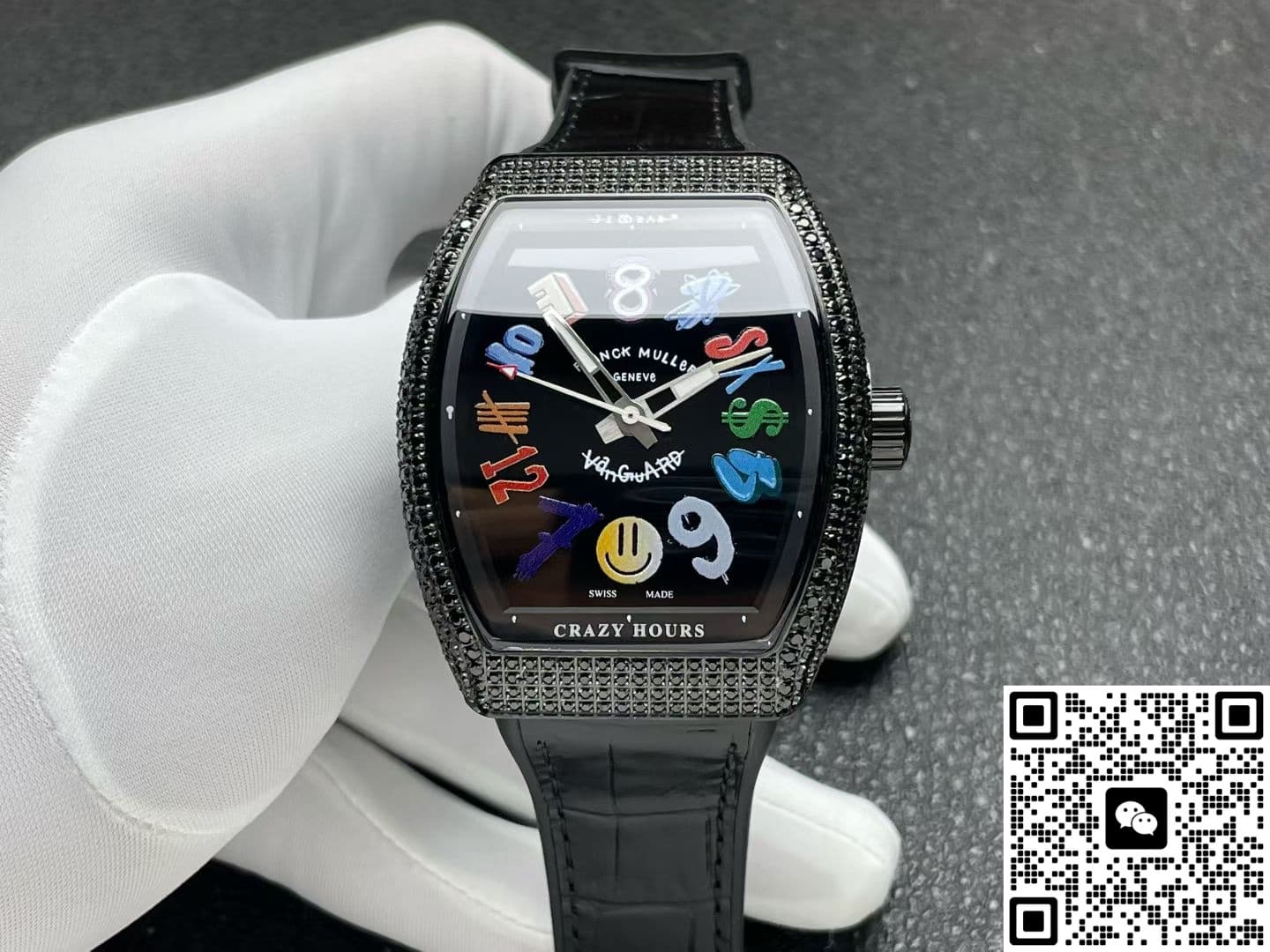 Franck Muller Vanguard Crazy Hours Jisbar V43 CH JSR ABF Factory Diamond-Set Case
