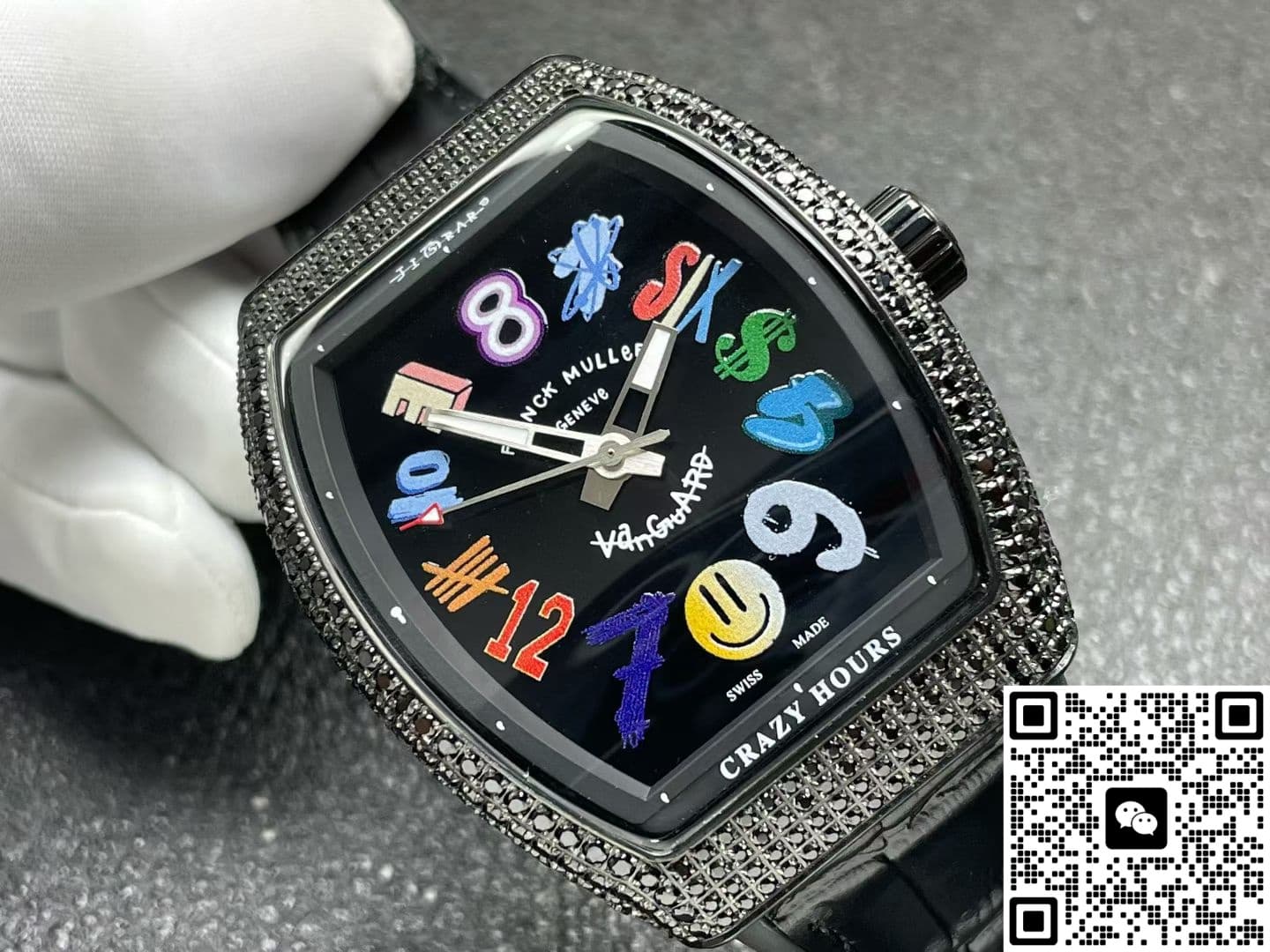 Franck Muller Vanguard Crazy Hours Jisbar V43 CH JSR ABF Factory Diamond-Set Case