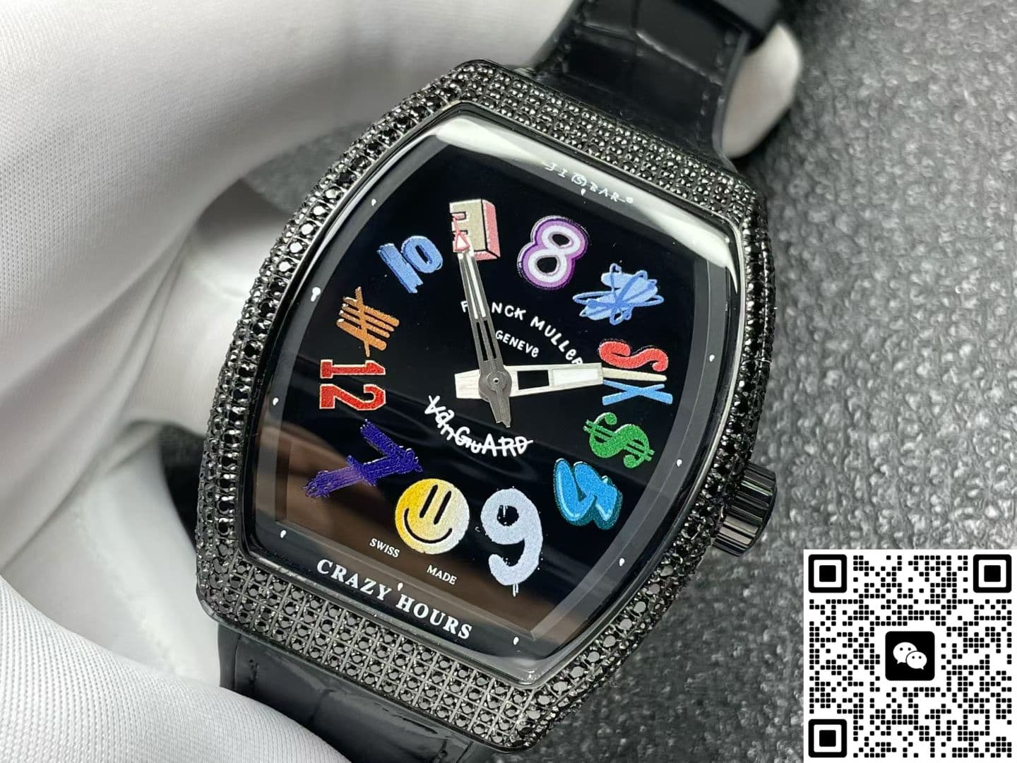 Franck Muller Vanguard Crazy Hours Jisbar V43 CH JSR ABF Factory Diamond-Set Case