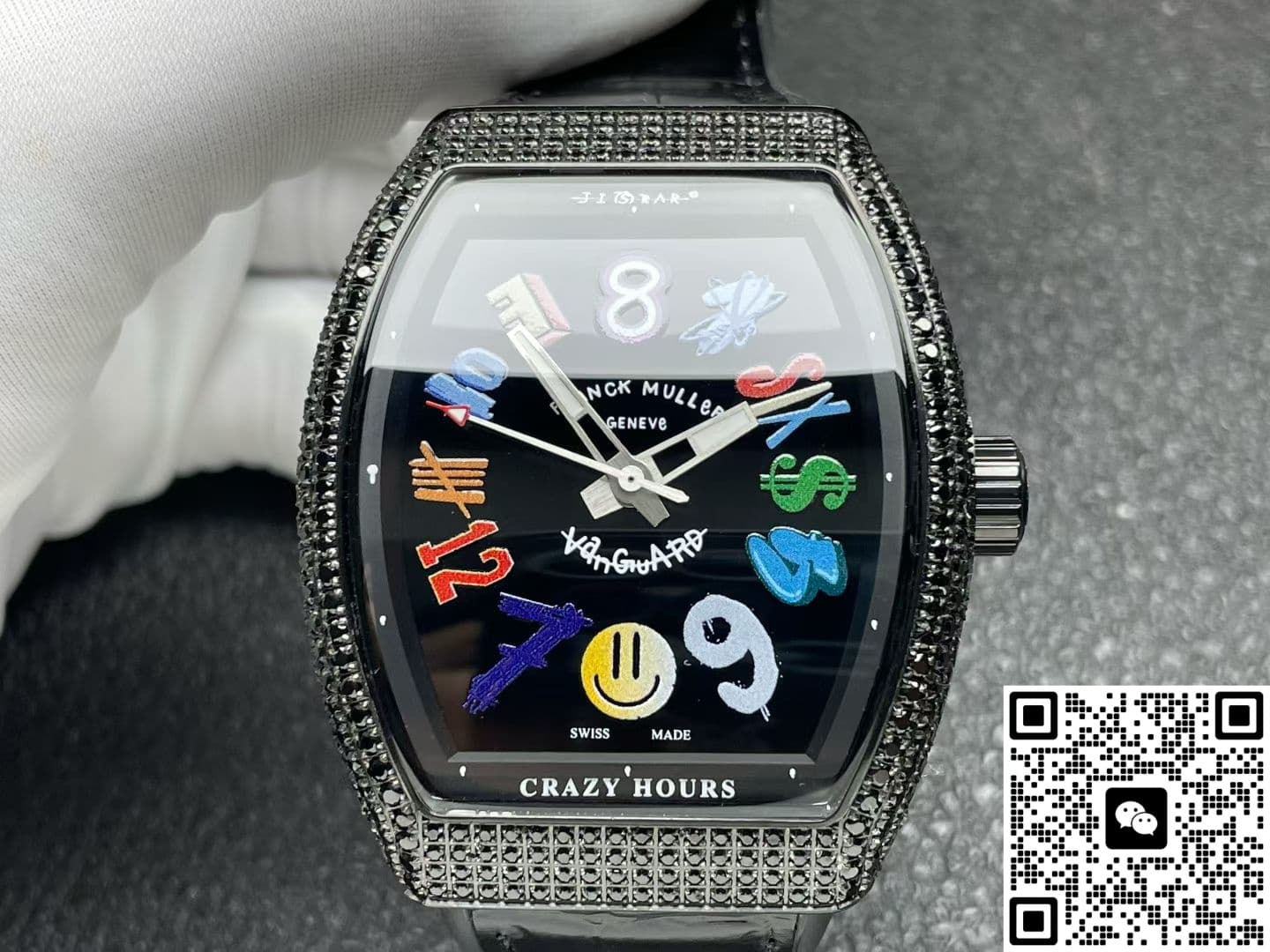 Franck Muller Vanguard Crazy Hours Jisbar V43 CH JSR ABF Factory Diamond-Set Case