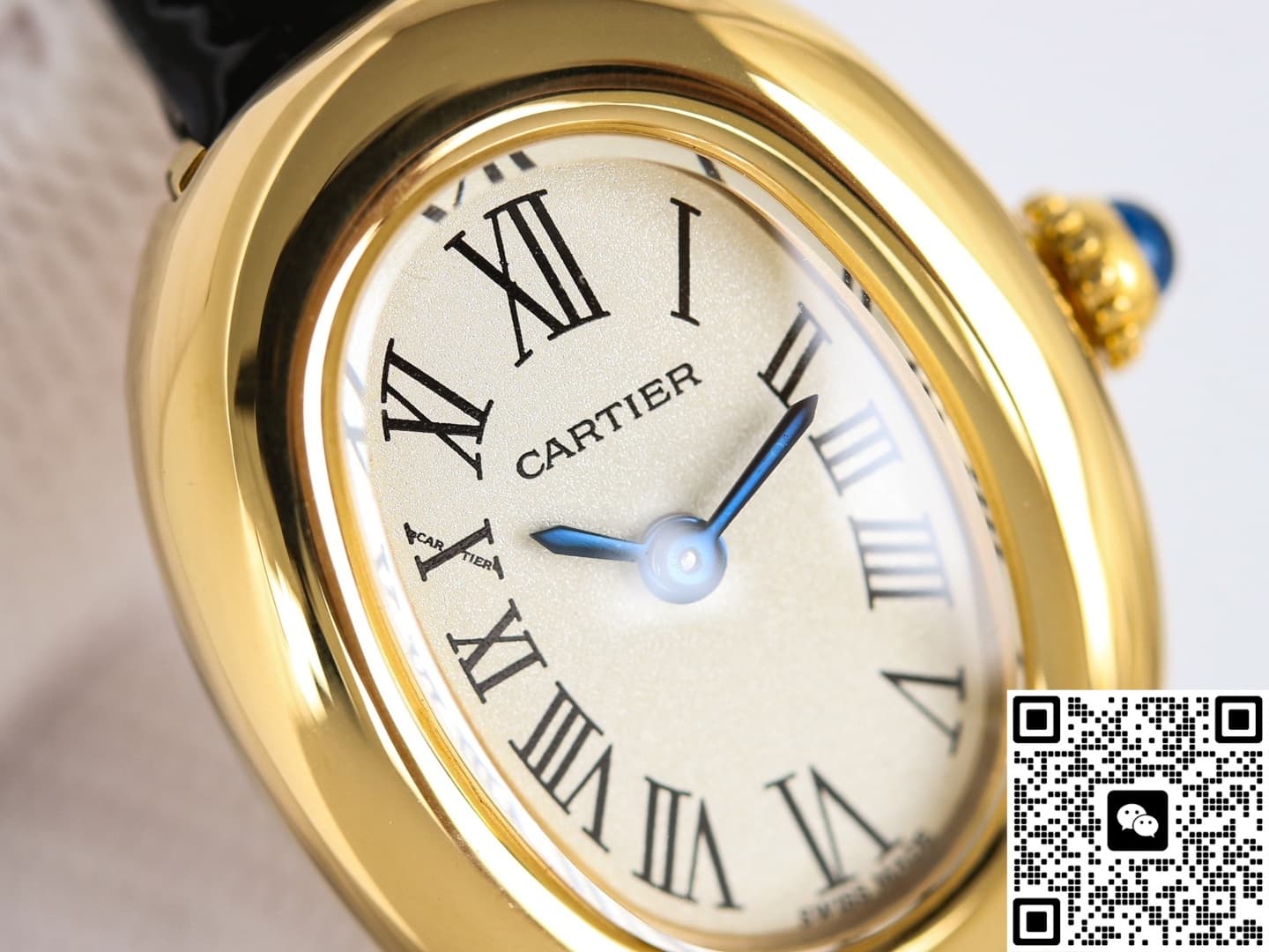 Cartier Baignoire WGBA0041 M1 Factory Leather Strap