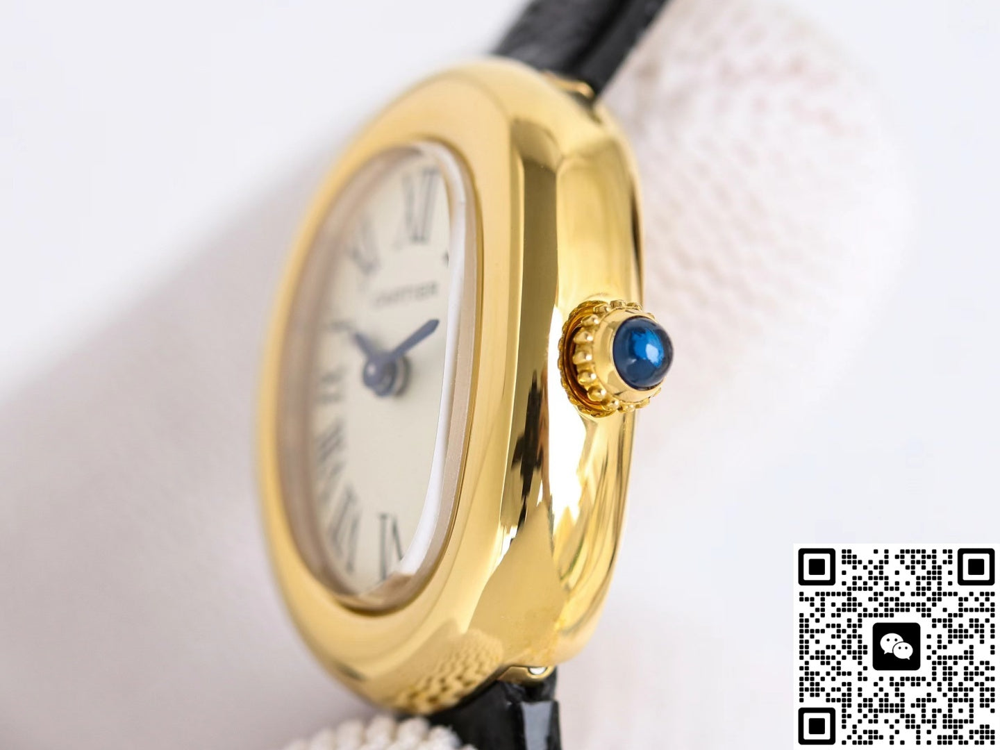 Cartier Baignoire WGBA0041 M1 Factory Leather Strap