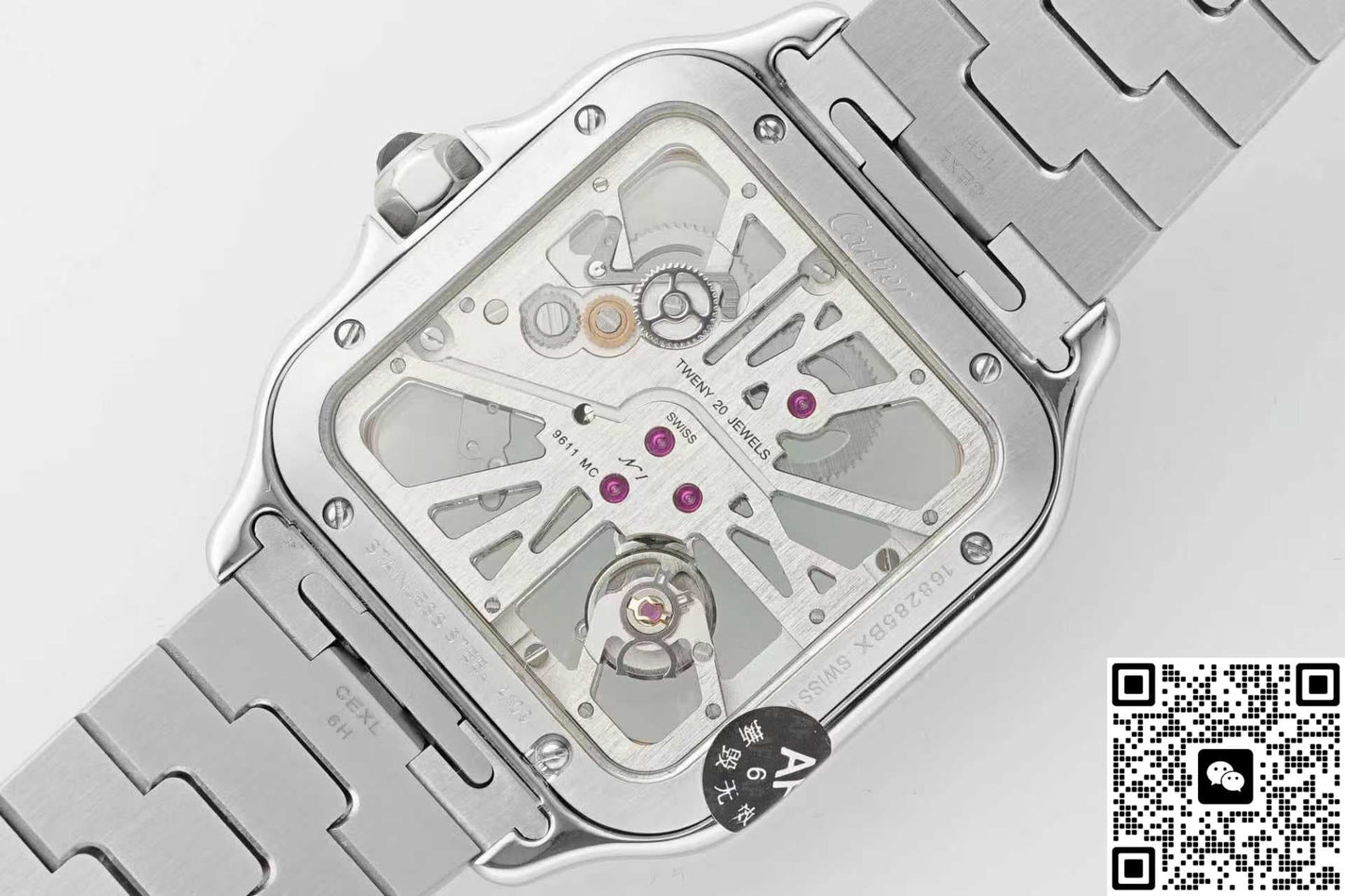 Cartier Santos WHSA0012 AF Factory Stainless Steel Case