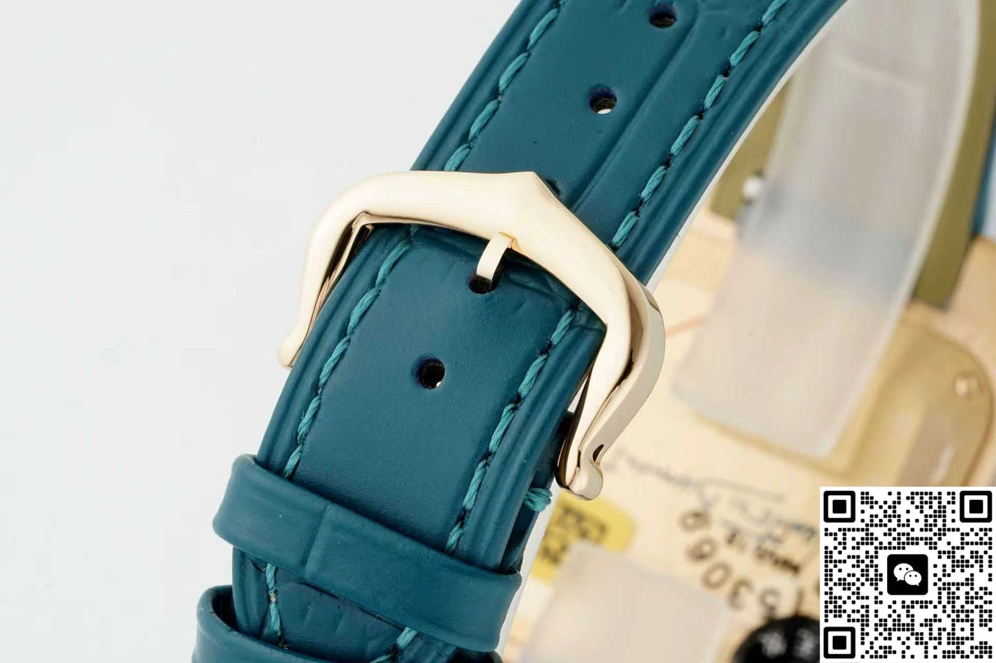 Cartier Santos WGSA0098 AF Factory Alligator Leather Strap