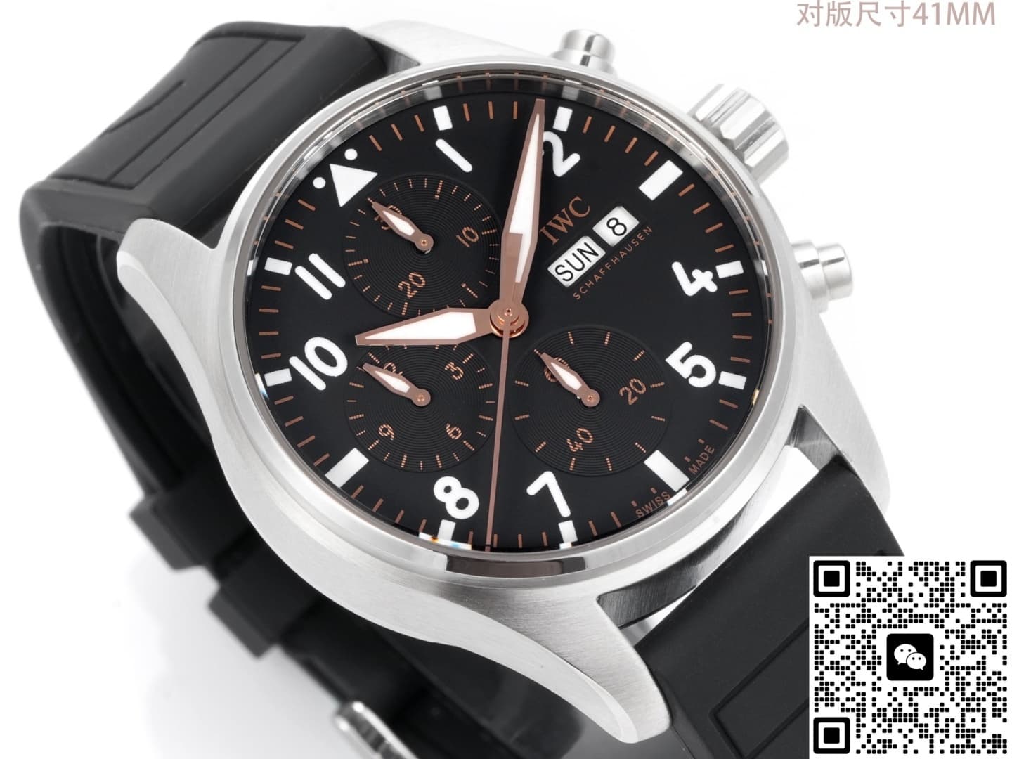 IWC Pilot IW388116 TW Factory Week Display
