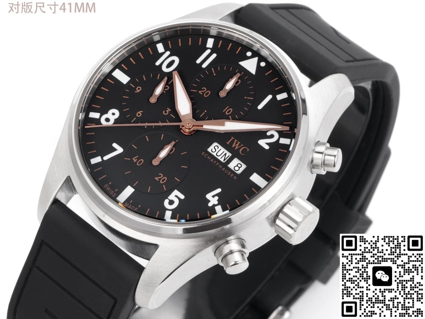 IWC Pilot IW388116 TW Factory Week Display