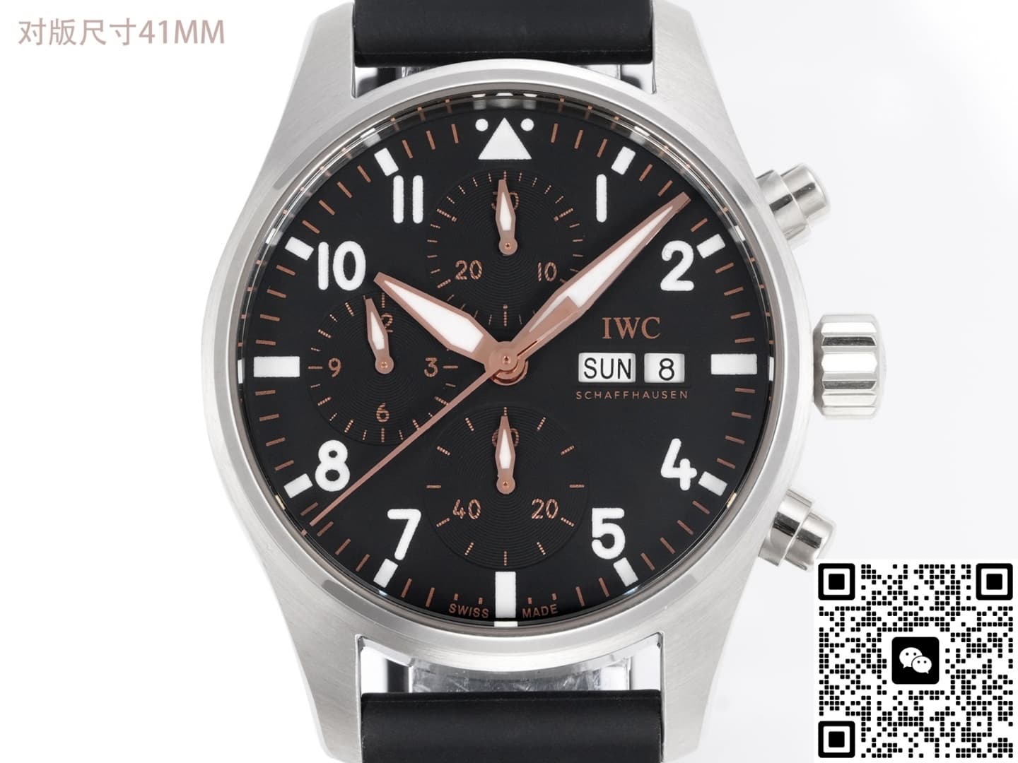 IWC Pilot IW388116 TW Factory Week Display