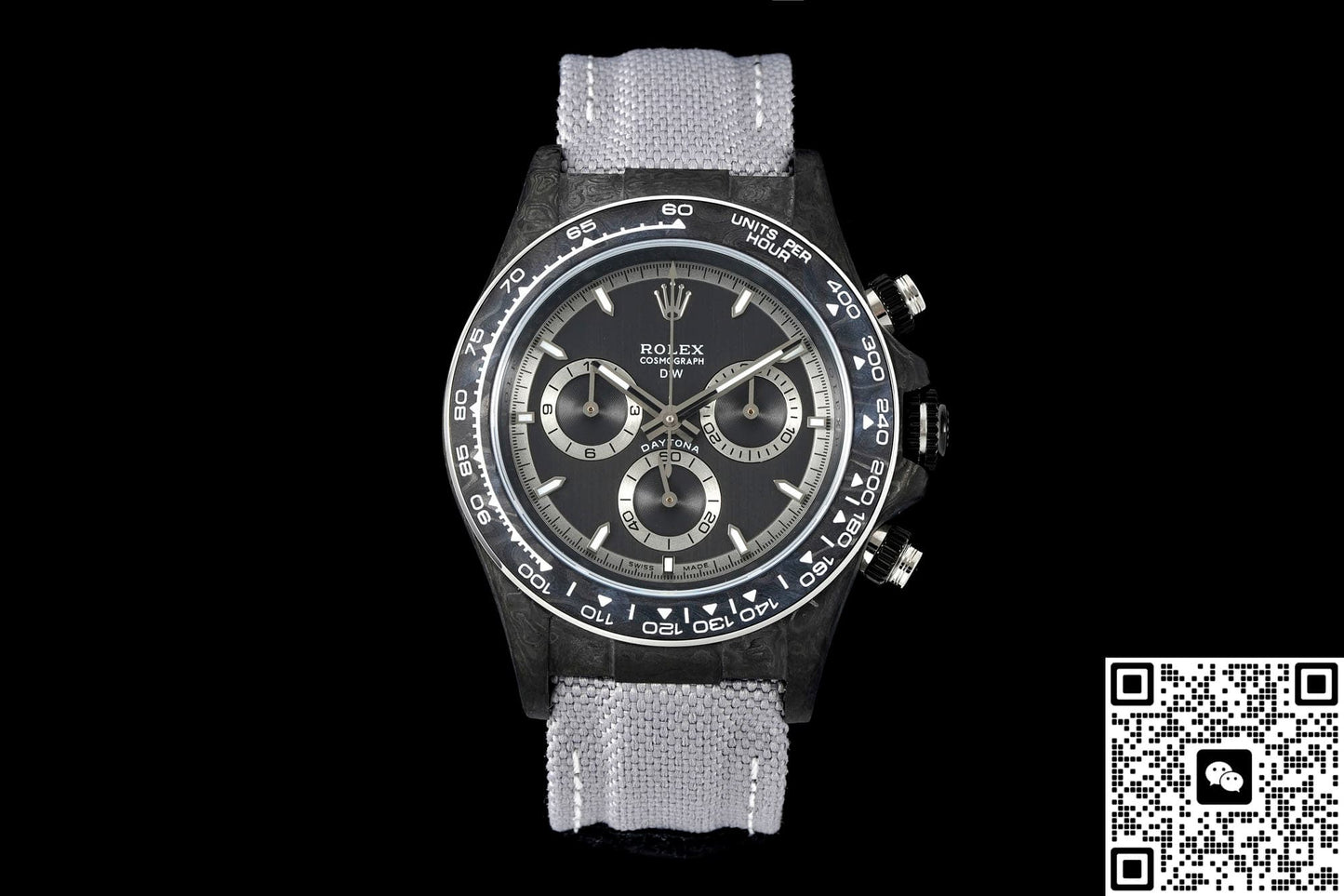 Rolex Daytona DIW Factory Black Carbon Fiber Case
