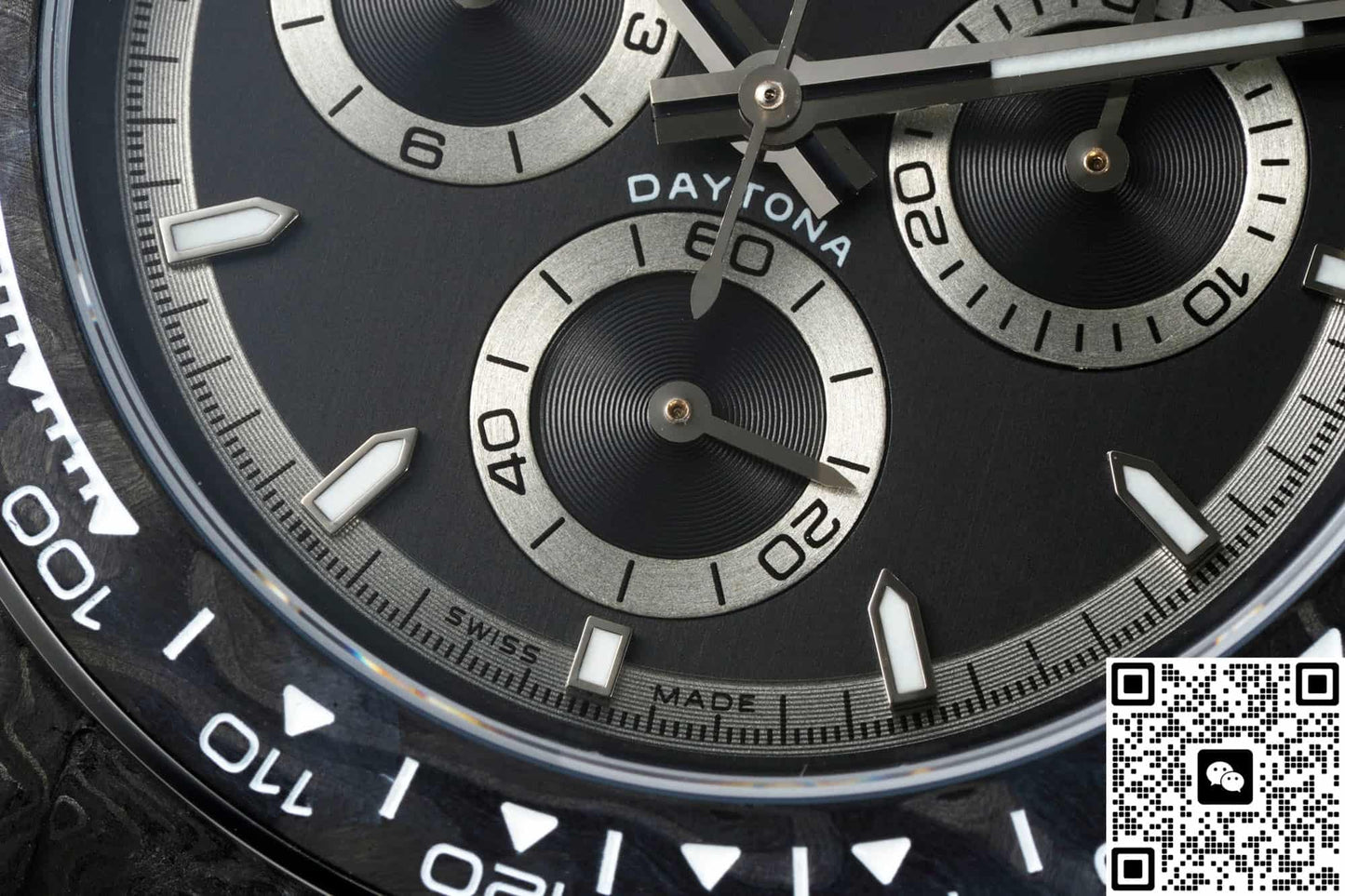 Rolex Daytona DIW Factory Black Carbon Fiber Case