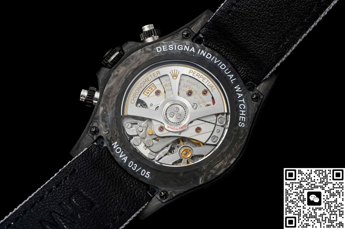 Rolex Daytona DIW Factory Black Carbon Fiber Case
