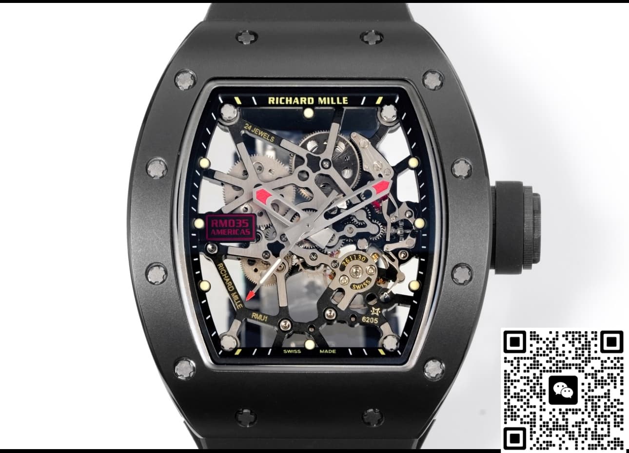 Richard Mille RM035 NEW Factory Skeleton dial