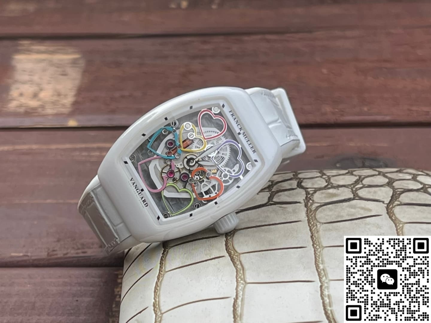 Franck Muller Vanguard V 32 S6 SQT HEART ABF Factory Barrel-Shaped Case