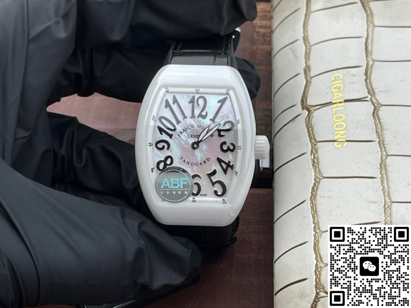 Franck Muller Vanguard V32 ABF Factory Mother-Of-Pearl Dial