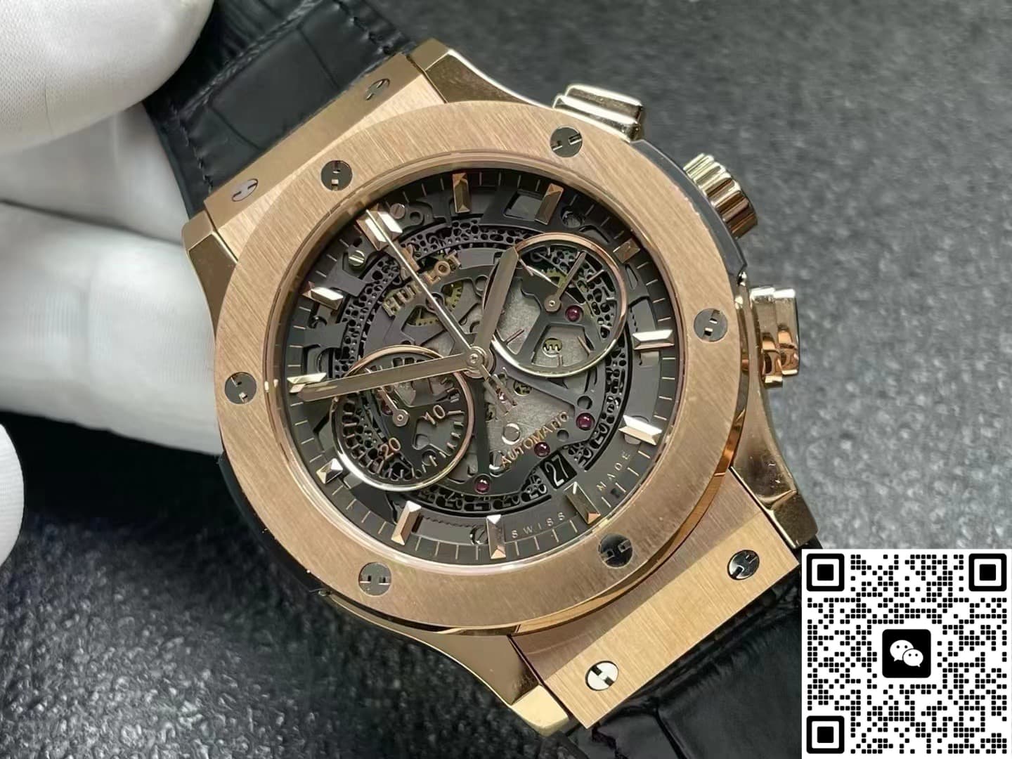 Hublot Classic Fusion 525.OX.0180.LR HB Factory Date display