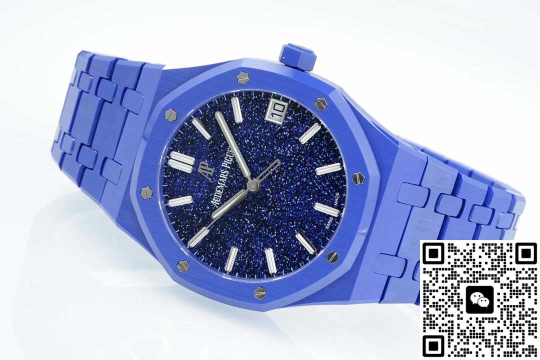 Audemars Piguet Royal Oak 15500 APS Factory Blue Ceramic Strap