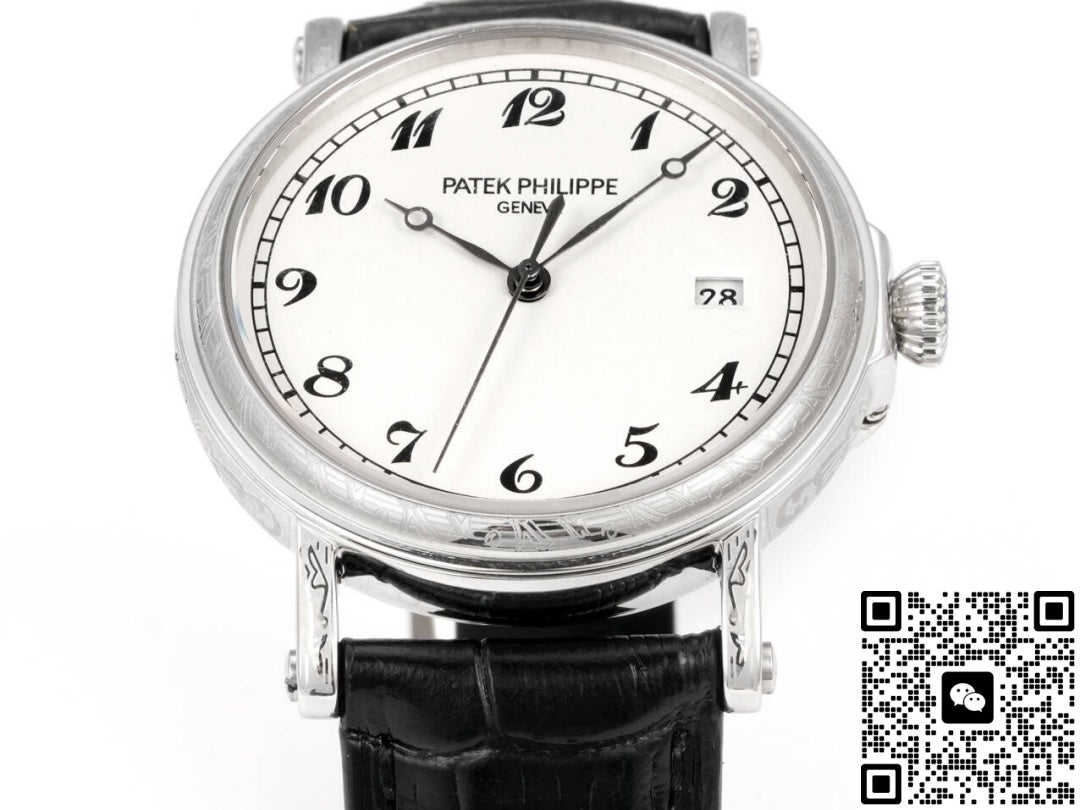 Patek Philippe Calatrava 5153G-011 GR Factory alligator