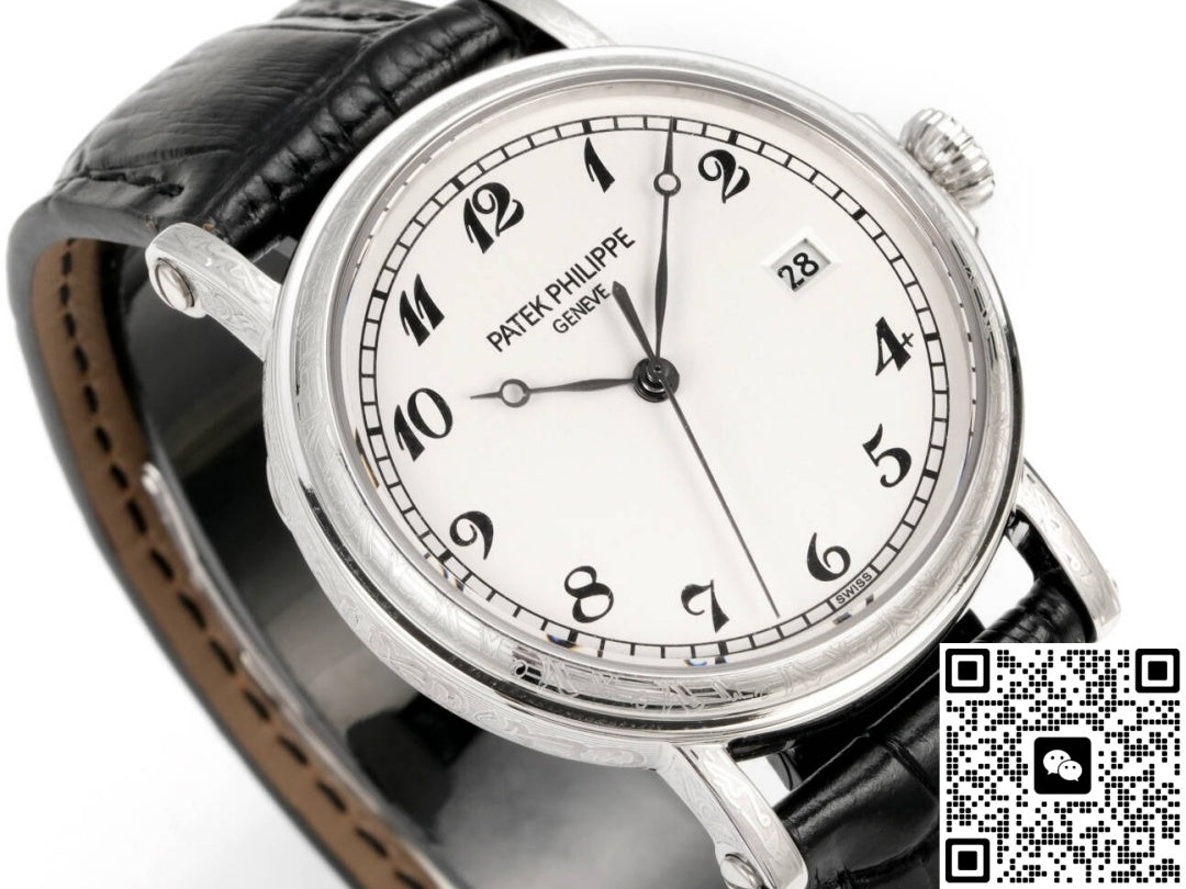 Patek Philippe Calatrava 5153G-011 GR Factory alligator