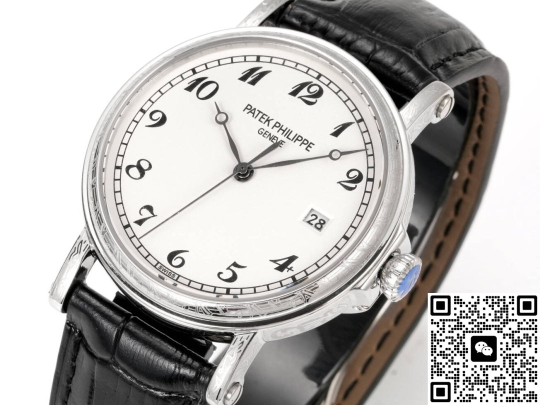 Patek Philippe Calatrava 5153G-011 GR Factory alligator