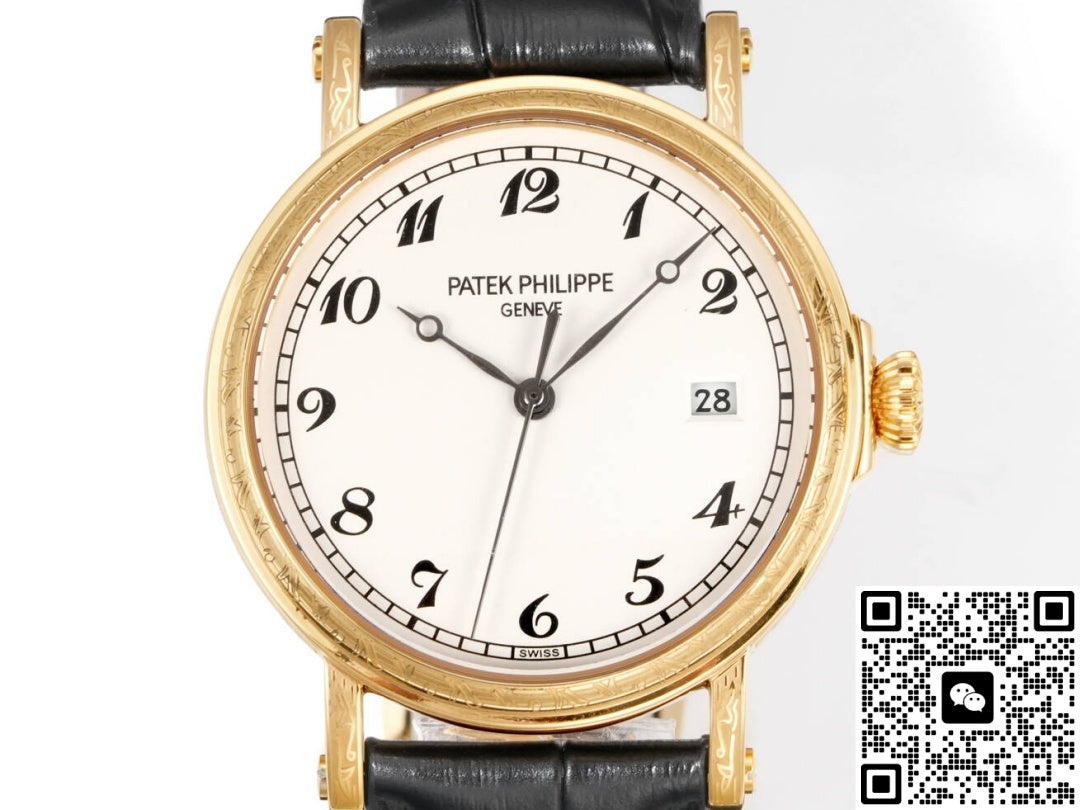 Patek Philippe Calatrava 5153J-011 GR Factory Date display