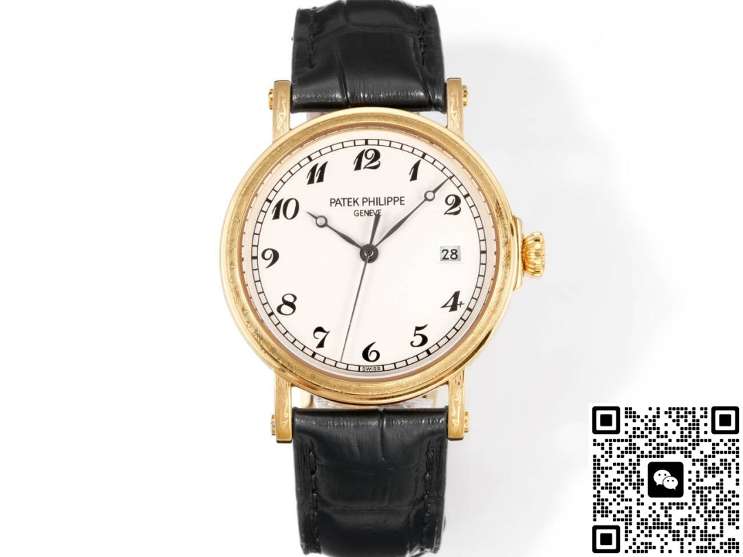 Patek Philippe Calatrava 5153J-011 GR Factory Date display