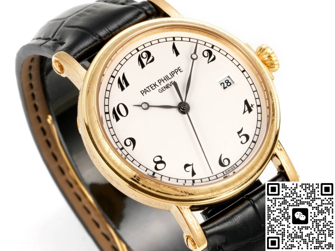 Patek Philippe Calatrava 5153J-011 GR Factory Date display