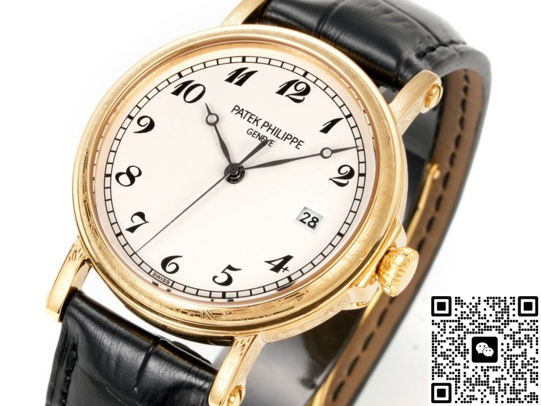 Patek Philippe Calatrava 5153J-011 GR Factory Date display