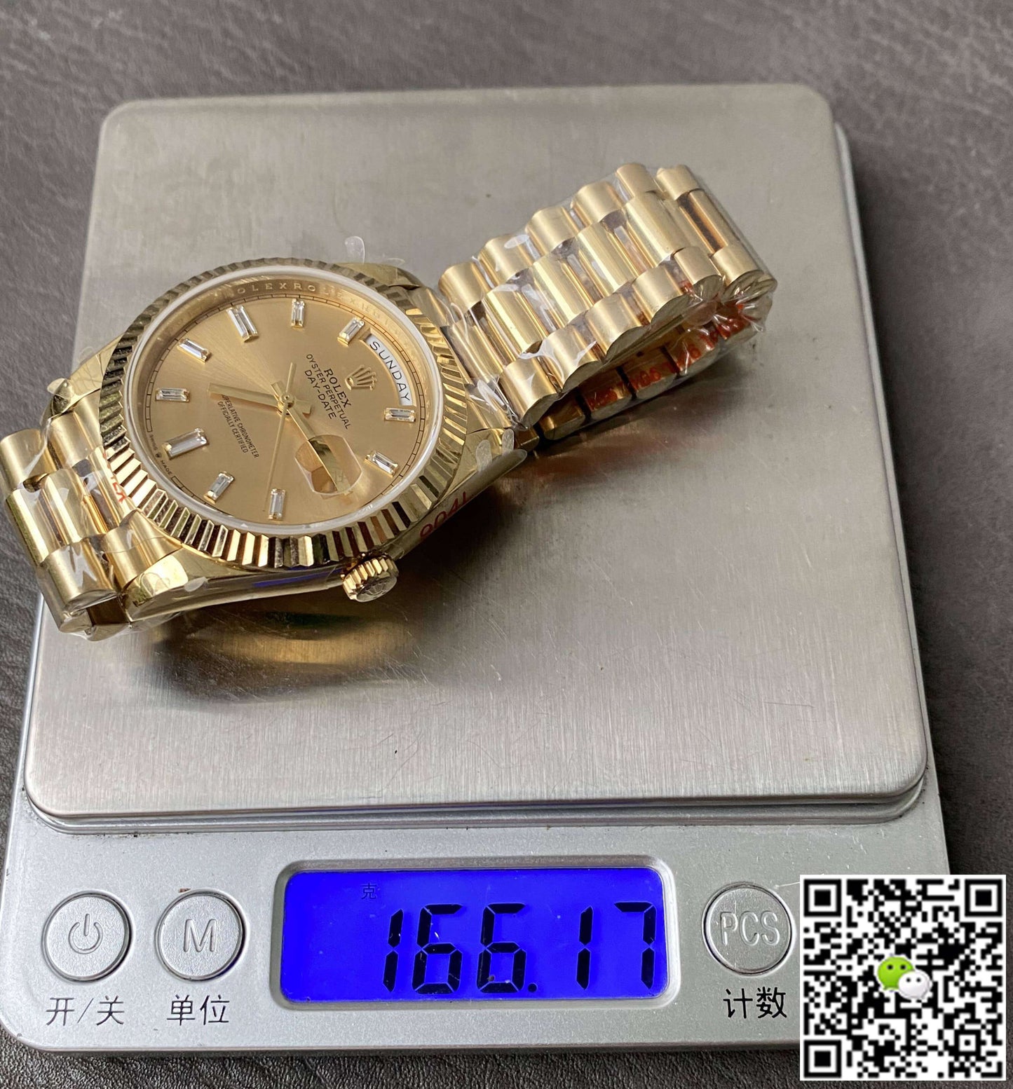 Rolex Day Date M228238-0005 GM Factory V2 Gold Dial