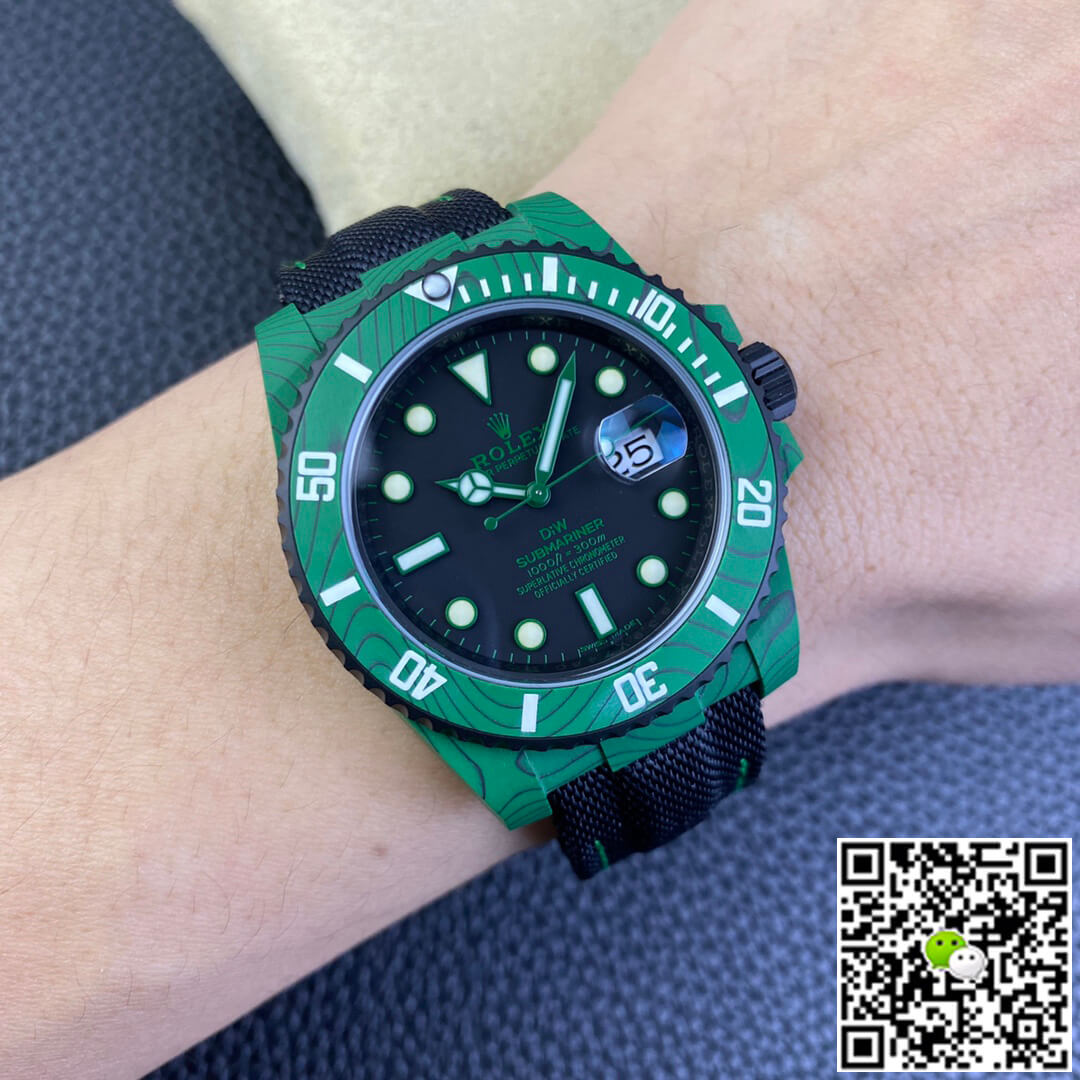 Rolex Submariner VS Factory Green Carbon Fiber Bezel