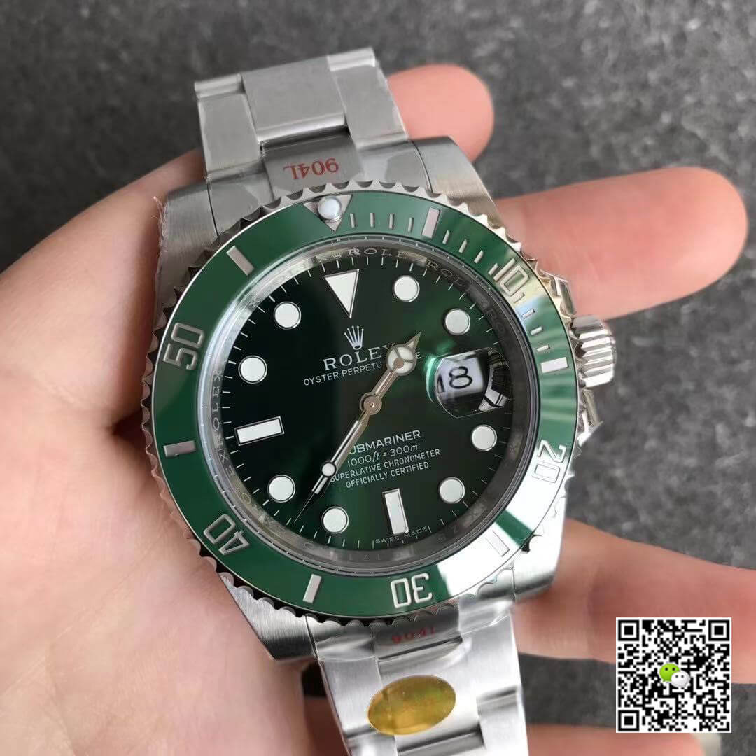 Rolex Submariner 116610LN Noob Factory V12 Green Circle
